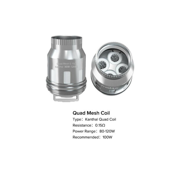 FreeMax Mesh Pro Replacement Coils Quad Mesh 0.15 OHMs