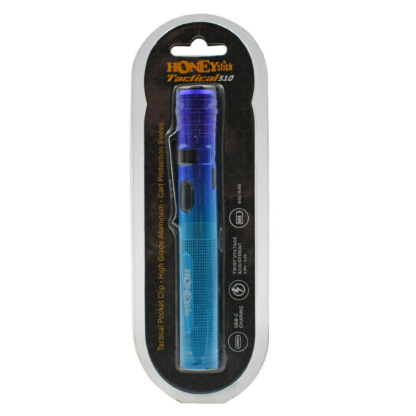 Honey Stick Tactical Metal 510 Battery Blue Purple