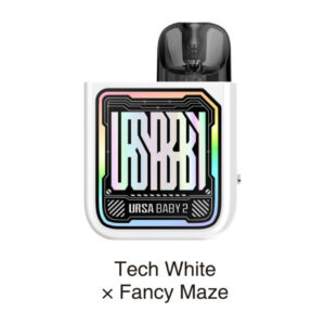 Lost Vape Ursa Baby 2 Pod Kit Tech White x Fancy Maze