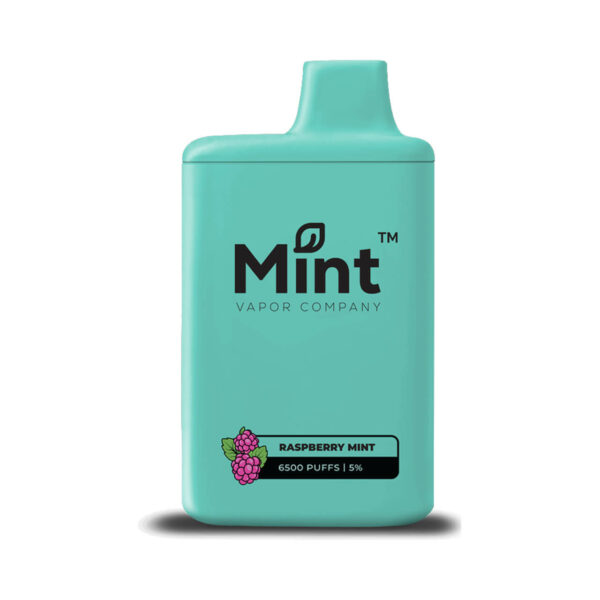 Mint Vapor 6500 Puff Disposable Raspberry Mint