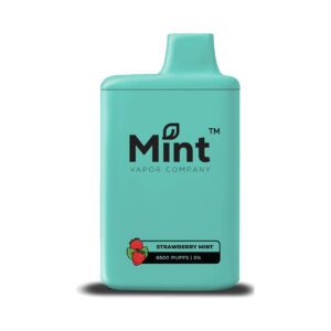 Mint Vapor 6500 Puff Disposable Strawberry Mint