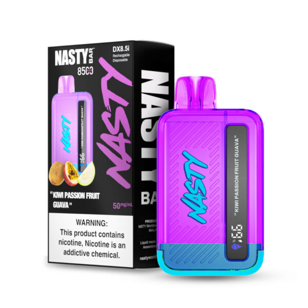 Nasty Bar DX8.5i 8500 Puff Disposable Kiwi Passion Fruit Guava