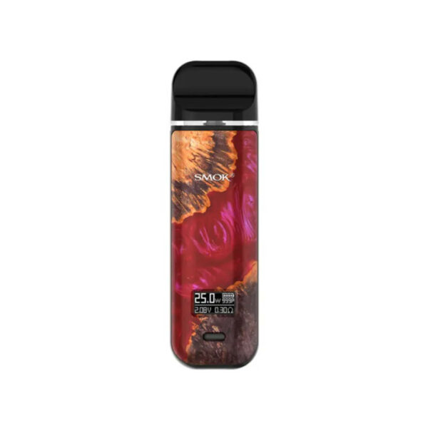 SMOK NOVO X Kit red stabilizing wood