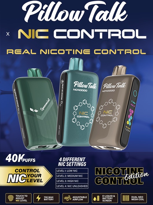 Pillow Talk Nic Control NC40000 Puff Disposable