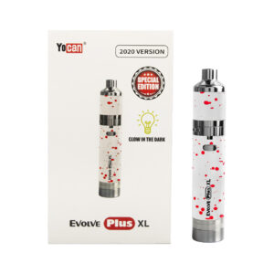 Wulf Mods Evolve Plus XL Concentrate Vaporizer White Red Spatter