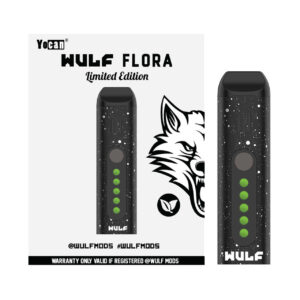 Wulf Mods FLORA Portable Dry Herb Vaporizer Black White Spatter