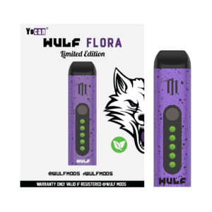 Wulf Mods FLORA Portable Dry Herb Vaporizer Purple Black Spatter