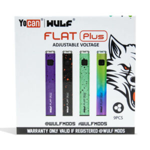 Wulf Mods Flat Plus Battery Assorted Colors - 9PK