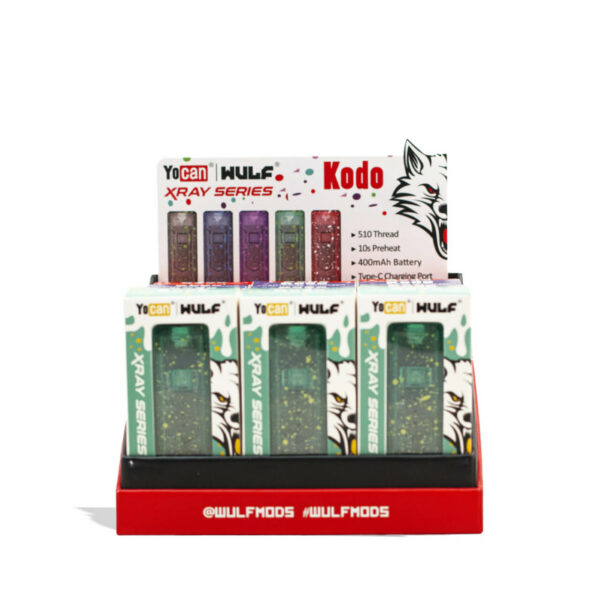 Wulf Mods Kodo Battery X-Ray Series Assorted Colors - 15PK