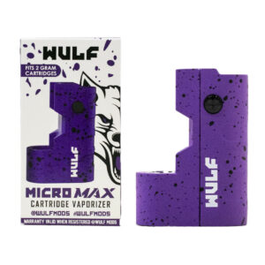 Wulf Mods Micro Max 2G Cartridge Battery Assorted Colors - 9PK purple-black-spatter