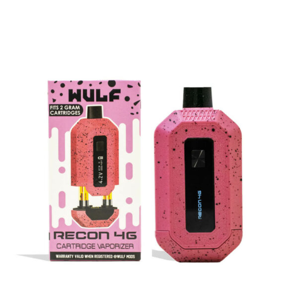 Wulf Mods Recon 4G Dual Cartridge Battery Assorted Colors - 9 pink black spatter