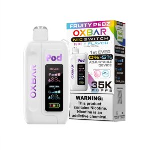 OXBAR x Pod Juice NIC Switch 35K Puff Disposable FRUITY PEBZ