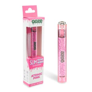 Ooze Slim Clear Series Battery Atomic Pink