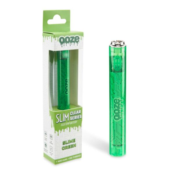 Ooze Slim Clear Series Battery Slime Green